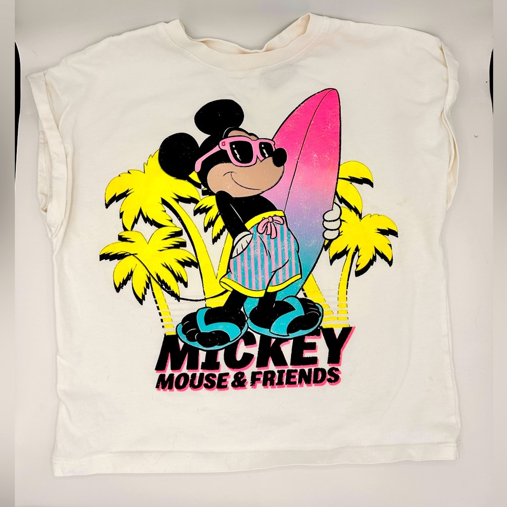 ZARA- Disney great condition Mickey short sleeve tee (girls size 8-9)